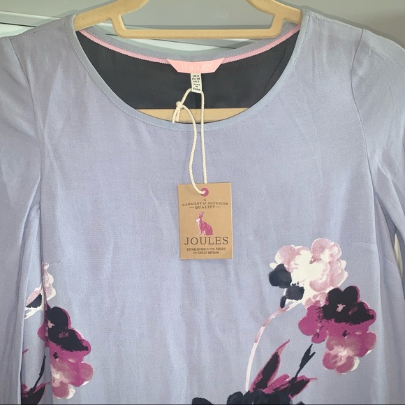 Joules NWT Floral Tunic dress top US2 UK6 EU34 - Picture 3 of 8